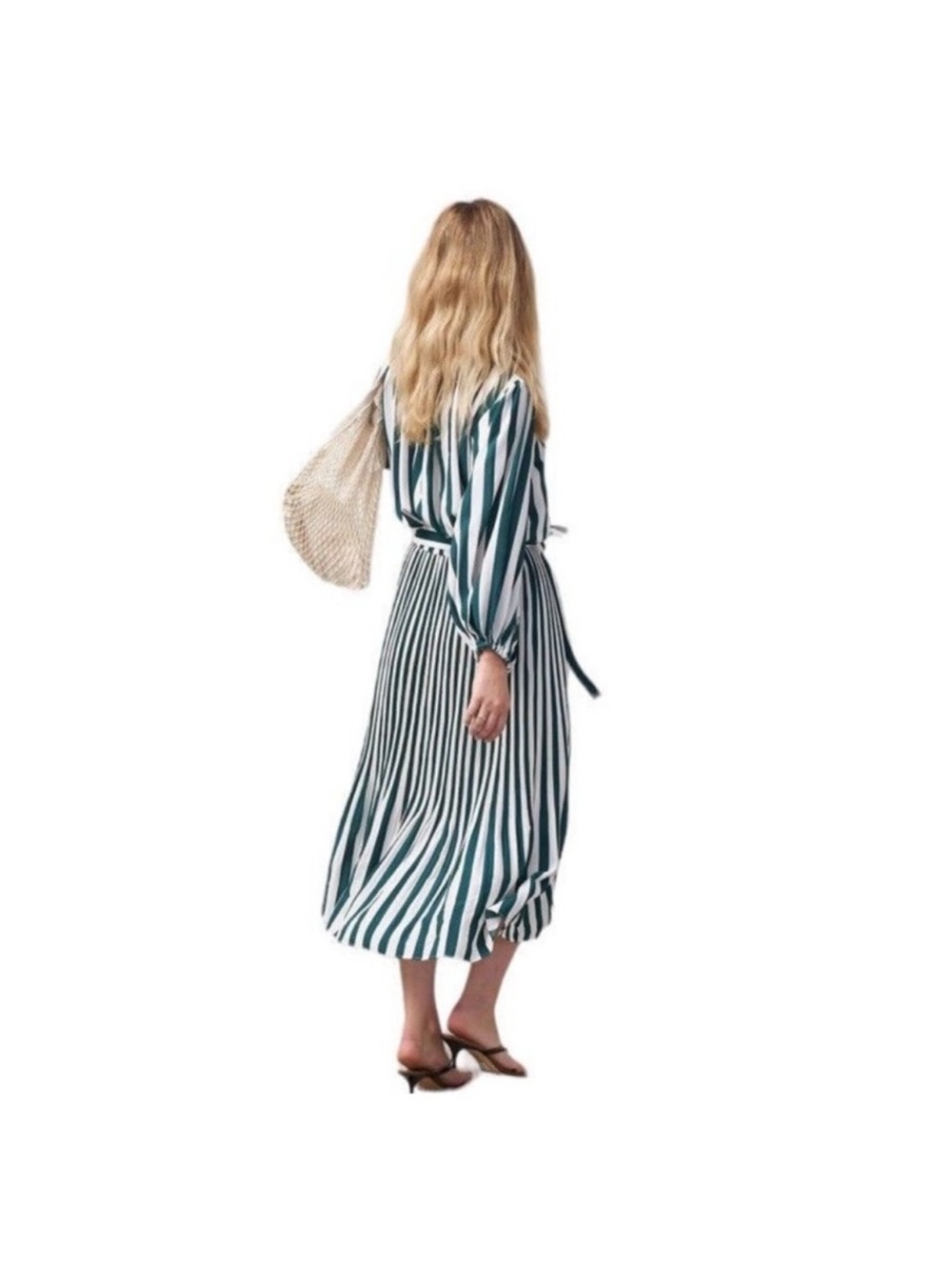 AYR The Who’s She pleated midi dress - Picture 4 of 7